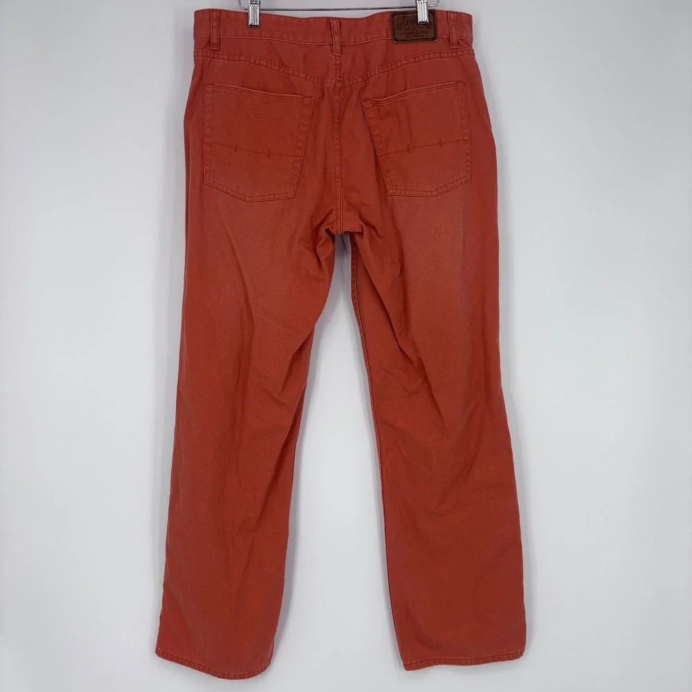 Vintage Polo Country Ralph Lauren 650 Straight 5 Pocket Pants Mens‎ 34/30 Orange